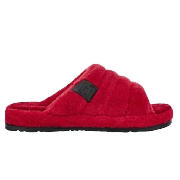 UGG Men\'s Fluff You Slippers Samba Red